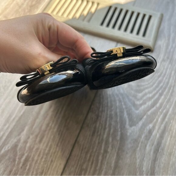 Michael Kors Dixie Bow Black Ballet Falts - Picture 4 of 15